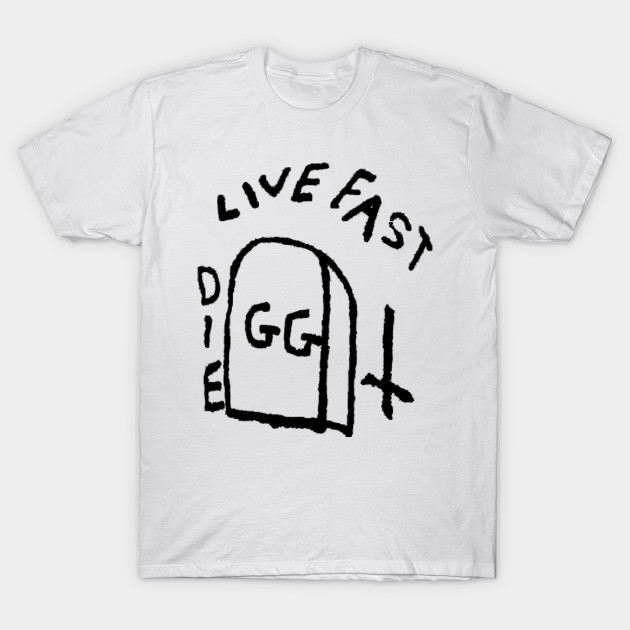 gg allin tattoo shirt